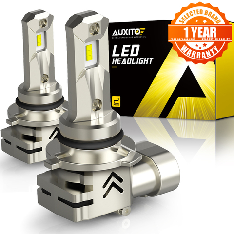 AUXITO – ampoule de phare de voiture LED 9006 HB4 H8 H11 H7 CSP, phare automobile H4 HB3 9005, pour BMW Renault Hyundai 6000K, 2 pièces ► Photo 1/6