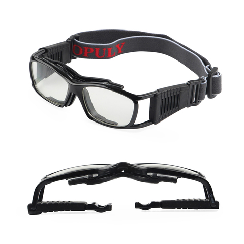 Lunettes de basket-ball Vintage pour enfants, verres de protection interchangeables, slim, pour le sport ► Photo 1/5