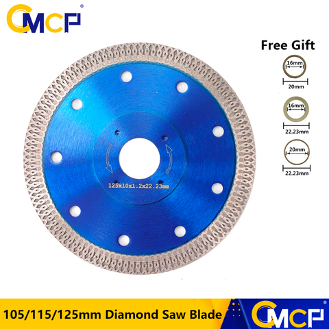 1pc 105/115/125mm diamant lame de scie pour meuleuse d'angle diamant disque pour couper céramique porcelaine carreaux diamant disque de coupe ► Photo 1/6