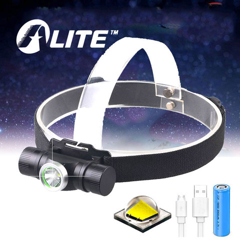 TMWT NOUVEAU CREE XM-L2 T6 LED Super Lumineux Projecteur USB Rechargeable 18650 tête lampe torche lampe de poche ► Photo 1/6