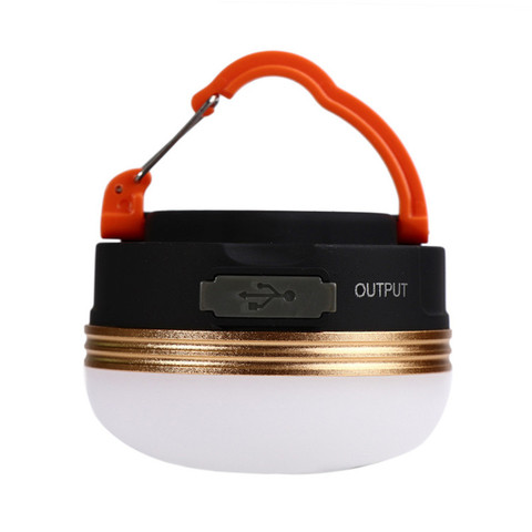 Lanterne led portable avec batterie ou chargeur USB, lampe de camping suspendue avec aimant ou lampe d'urgence pour le travail ► Photo 1/6