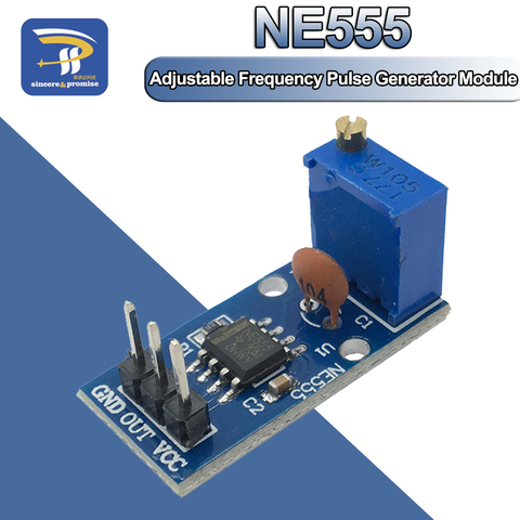 10 pcs/lot Ne555 Module de générateur d'impulsions à fréquence réglable pour voiture intelligente Arduino ► Photo 1/6