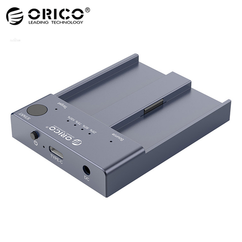 ORICO M2P2-C3-C Station d'accueil à double baie, M.2 NVMe SSD, 10Gbps, USB 3. 1, type-c, multi-disque, pour clonage ► Photo 1/6