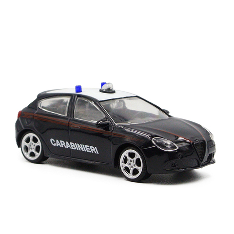 Modèle de voiture jouet, échelle 1:43, en alliage métallique, véhicule de sport, Alfa Romeo, modèle de Police, véhicules de sport, Collection F Kid ► Photo 1/3