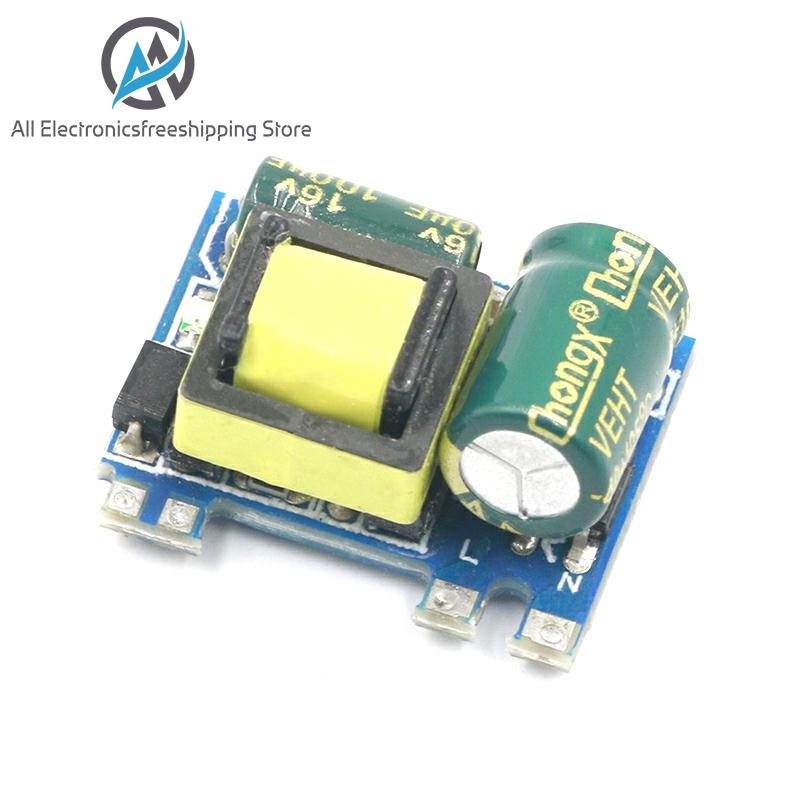 1 pièces AC-DC 220V à 5V 600mA 3W abaisseur Module d'alimentation mâle commutation isolée ► Photo 1/1