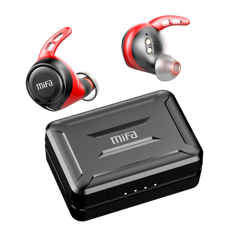Mifa X11 TWS Ture sans fil écouteurs apt-x bluetooth 5.0 écouteurs IPX7 étanche CVC 8.0 réduction du bruit 100H temps de jeu ► Photo 1/6
