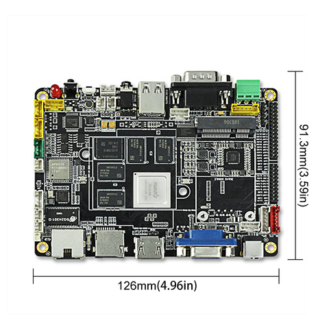 Luciole AIO-3288C ordinateur à carte unique RK3288 Quad-core Cortex-A17/Android 5.1/Linux/2GB double canal DDR3 8GB eMMC 5 ► Photo 1/5