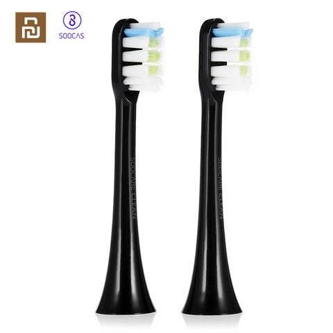SOOCAS / SOOCARE X3 tête de brosse à dents de remplacement 2 pièces pour SOOCAS / Xiaomi Mijia SOOCARE X3 tête de brosse à dents électrique ► Photo 1/5