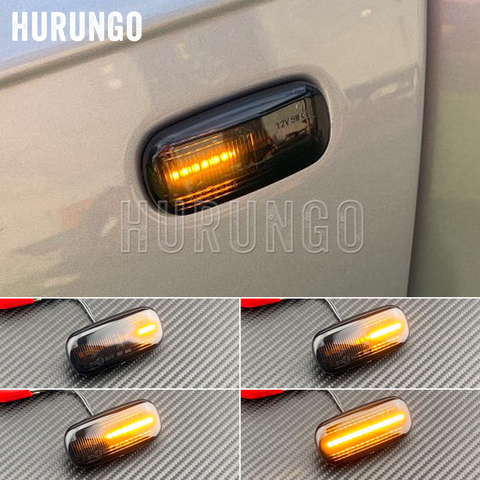 Pour Audi A3 S3 8P A4 S4 RS4 B6 B7 B8 A6 S6 RS6 C5 C7, Led, Signal lumineux latéral dynamique, clignotant séquentiel, lumière Emark ► Photo 1/6