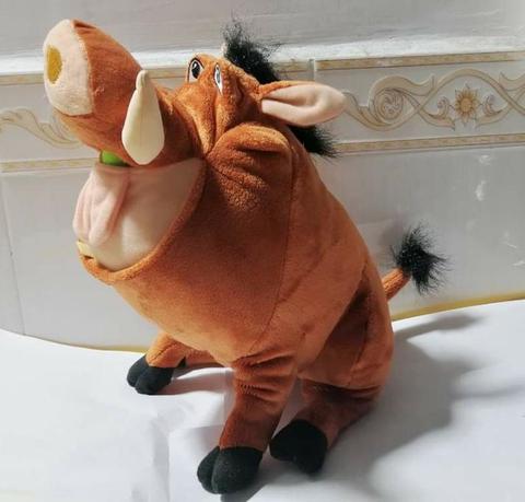 Jouets en peluche du roi Lion de Disney, Pumbaa, cochon sanglier, animaux mignons en peluche ► Photo 1/5