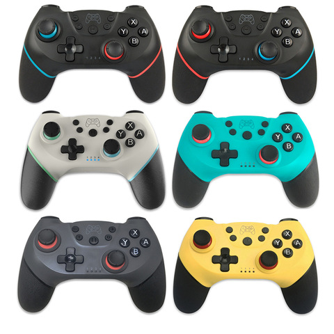 Manette de jeu sans fil Bluetooth pour nintendo Switch Pro, contrôleur, joystick, 6 axes, pour Console NS ► Photo 1/6