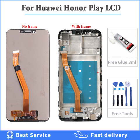 Ensemble écran tactile lcd avec châssis, 6.3 pouces, pour Huawei Honor Play COR-L29 COR-AL00, Original ► Photo 1/4
