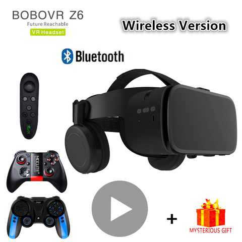 Bobo VR Bobovr Z6 Bluetooth 3 D Casque Viar 3D lunettes réalité virtuelle Casque Casque lunettes lentilles vidéo pour téléphone Smartphone ► Photo 1/6