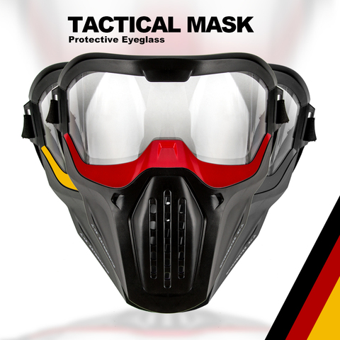 Lunettes de protection de masque tactique, pour les jeux de plein air de la série Nerf blaster de noël ► Photo 1/5