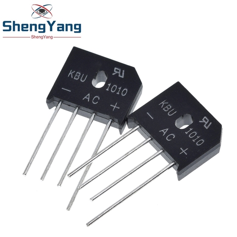 5 PCS/LOT KBU1010 KBU-1010 10A 1000V ZIP Diode pont redresseur diode nouveau ► Photo 1/6