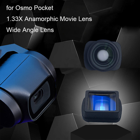 Pour DJI Osmo poche 2 1.33X film anamorphe objectif grand angle Vlog prise de vue vidéo facile à installer lentille accessoires de cardan à main ► Photo 1/6