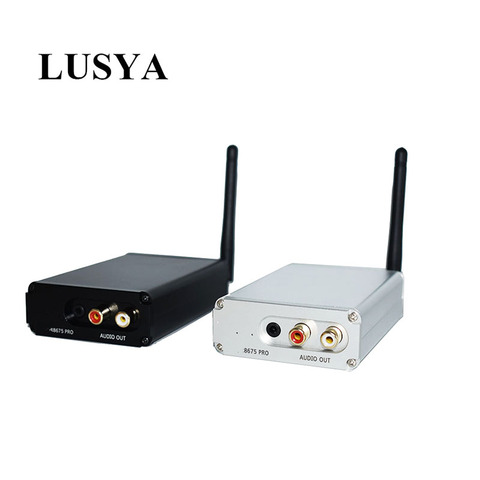 Lusya Csr8675 Bluetooth 5.0 récepteur sans fil APTX HD/LDAC PCM5102A DAC décodage 3.5mm RCA sortie 24bit avec antenne ► Photo 1/6