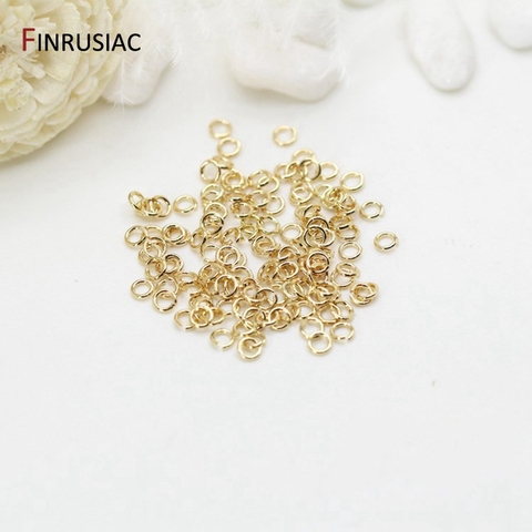 Anneaux de sauts ouverts pour boucles d'oreilles, Bracelets, colliers, anneaux de fabrication bijoux à bricoler soi-même, 2.6mm 3mm 4mm 5mm 6mm 8mm ► Photo 1/6