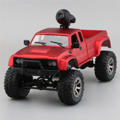 Voiture RC avec caméra 720P Fayee FY002A 1/16 2.4G 4WD HD WIFI FPV tout-terrain militaire télécommande camion avec lumière LED RTR jouet ► Photo 1/6