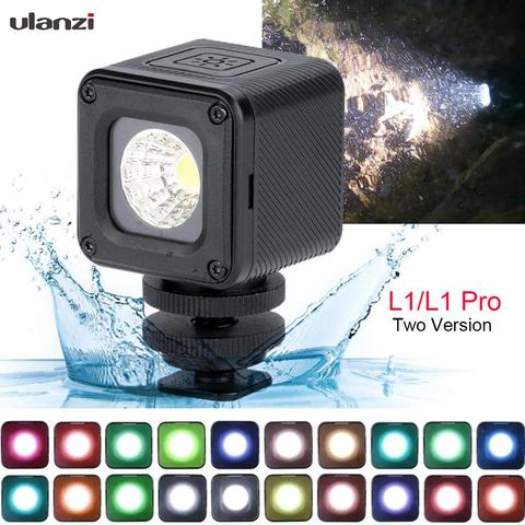 Ulanzi L1/L1Pro LED étanche lumière vidéo réglable sur l'éclairage de la caméra pour Drones DJI Osmo poche GoPro Osmo Action reflex numériques caméra ► Photo 1/6