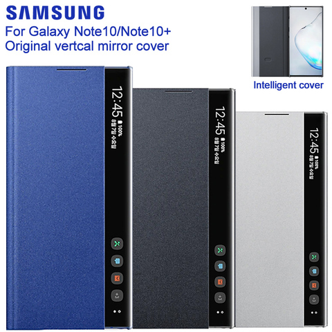 Samsung Original Vertcal miroir Smart View étui à rabat pour Samsung GALAXY Note 10 Note10 5G Note 10 + Note 10 Plus étuis ► Photo 1/6