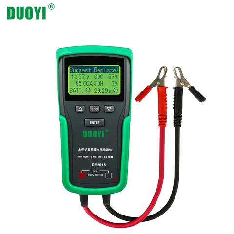 DUOYI-testeur de système de batterie de voiture, outil de Diagnostic numérique, DY2015, 12V, DY2015, Charge électronique maximale ► Photo 1/6