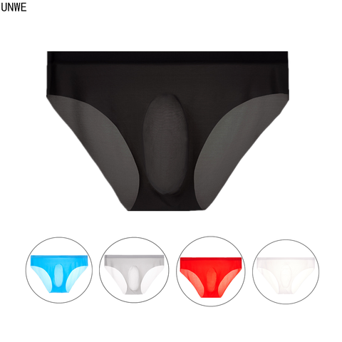 Sous-vêtement pour hommes, slip en Nylon sans couture, Ultra-fin, Gay et Sexy avec pochette, 3D, Calzoncillos, L-3XL ► Photo 1/6