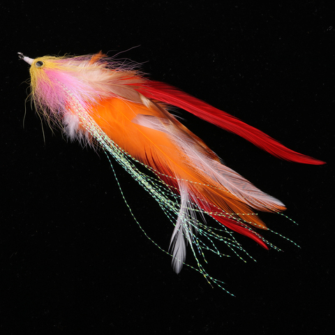 Truite arc-en-ciel saumon brochet Streamer mouche pour pêche à la mouche Flie 14cm / 5.5