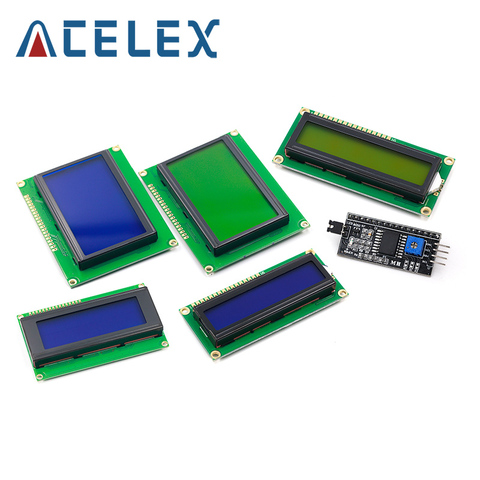 1 pièces LCD module bleu vert écran IIC/I2C 1602 pour arduino 1602 LCD UNO r3 mega2560 LCD1602 ► Photo 1/6