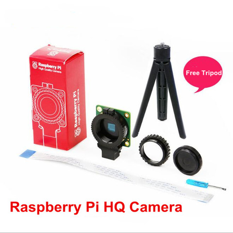 Raspberry Pi caméra de haute qualité 12,3 mp, IMX477, avec capteur HQ avec téléobjectif 16mm, Len/grand Angle ► Photo 1/6