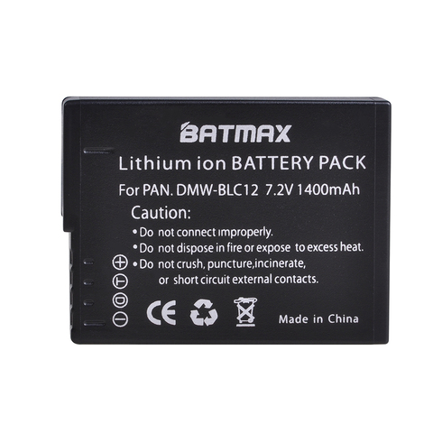 Batterie haute capacité DMW-BLC12 DMW BLC12e pour Panasonic FZ1000, FZ200, FZ300, G5, G6, G7,GH2,DMC-GX8 ► Photo 1/5