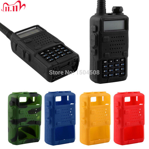 Nouvelle coque souple en caoutchouc pour Radio pour BAOFENG UV-5R UV-5RA UV-5RB TH-F8 UV-5RE Plus vente en gros ► Photo 1/6