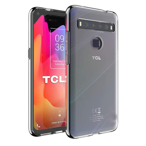 Pour TCL 10L étui Ultra mince clair souple étui pour téléphone antichoc en TPU pour TCL 10L TCL10 Lite ► Photo 1/6