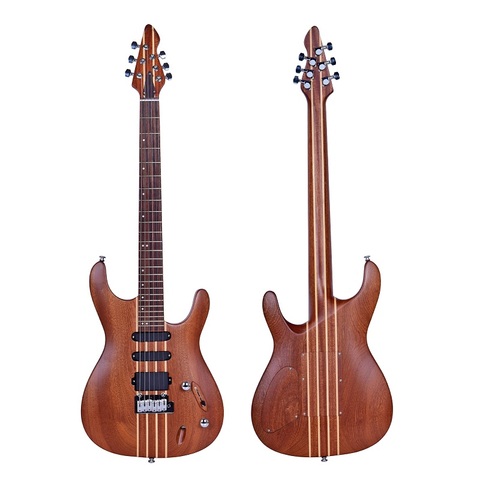 Double simple et double pick-up guitare électrique Sapele érable siamois guitare électrique 24 fret pick-up guitare électrique professionnelle ► Photo 1/2