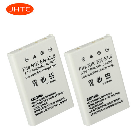 1400mAh EN-EL5 ENEL5 Batterie Pour Nikon Coolpix P4 P80 P90 P100 P500 P510 P520 530 P5000 P5100 5200 7900 P6000 Batterie ► Photo 1/5