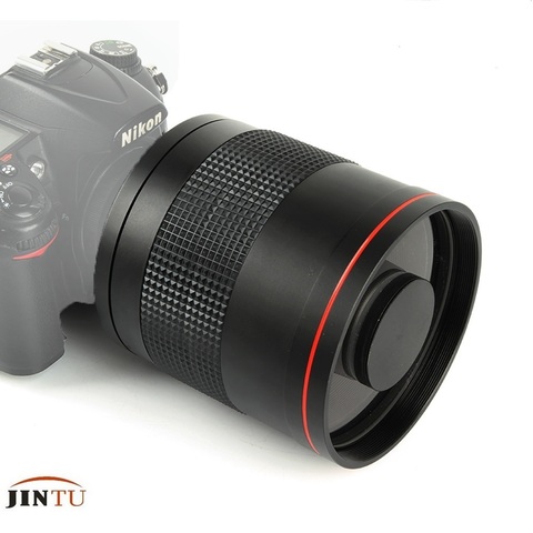 JINTU 900mm f/8.0 Miroir Manuel Caméra Téléobjectif Pour NIKON D90 D5500 D5600 D3500 D40 DF D80 D850 D3400 D5200 D7500 D3200 ► Photo 1/6