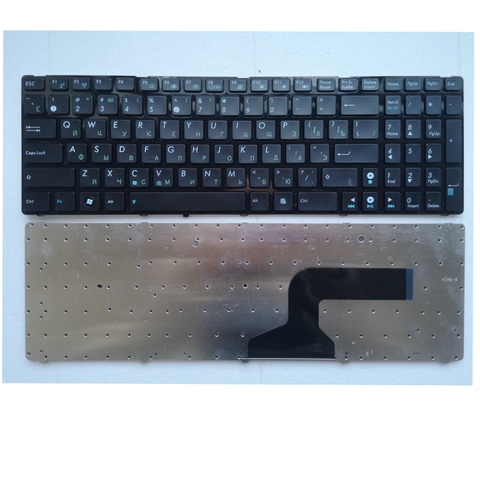 GZEELE-clavier pour ordinateur portable noir, pour ASUS N70SV N71V, X54 hr, X54Hy, X54L, X54C, X54X, N61V, N61D, N61D, N61W, N61J, N61Jv, RU, nouveau ► Photo 1/5