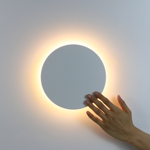 Applique murale LED avec interrupteur tactile, luminaire d'intérieur, idéal pour une chambre à coucher ou des escaliers, matériaux en fer et en acrylique, 11W ► Photo 1/6