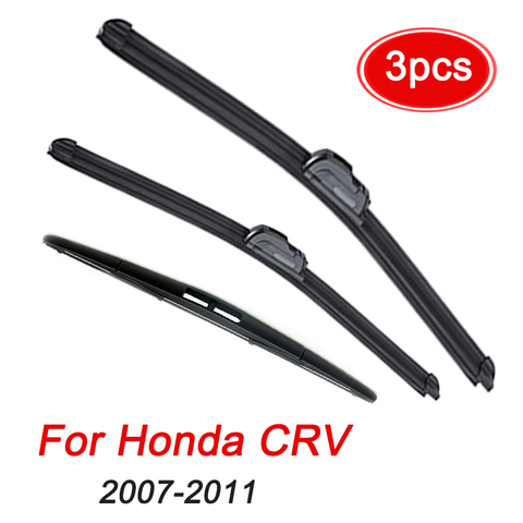 MIDOON – ensemble de balais d'essuie-glace avant et arrière pour Honda CRV CR-V, 2007, 2011, 2008, 2009, 26, 17, 14 pouces, 3e génération ► Photo 1/6