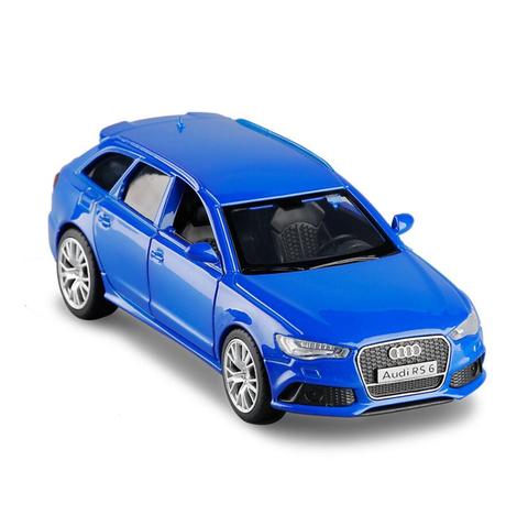 Audi – voiture de luxe en métal moulé sous pression, échelle 1:36, modèle de voiture pour enfants, jouets avec Collection V301, RS6 ► Photo 1/6