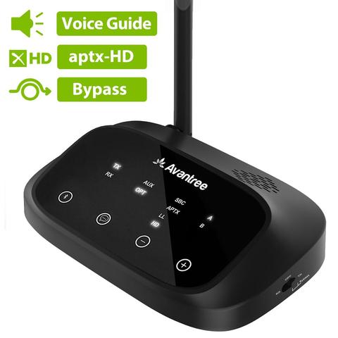 Nouveau récepteur émetteur aptX HD Bluetooth 5.0 certifié Avantree Oasis Plus pour TV, adaptateur Audio sans fil à faible latence ► Photo 1/6