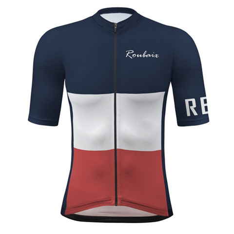 Pro Race fit maillot de cyclisme été léger à manches courtes vêtements de vélo vélo de route vtt cyclisme chemise à séchage rapide ► Photo 1/6