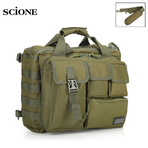 Sac à dos tactique militaire Molle pour ordinateur, 15 pouces, sacoche Messenger avec ceinture en bandoulière, sac de Camping pour Sports de plein air, pochette d'ordinateur XA672WA ► Photo 1/6