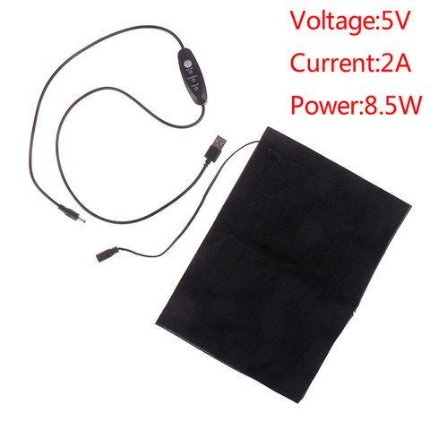 1pc Portable USB électrique coussin chauffant 3 engrenage ajusté température bricolage thermique gilet veste vêtements chauffants coussinets plus chaud ► Photo 1/6