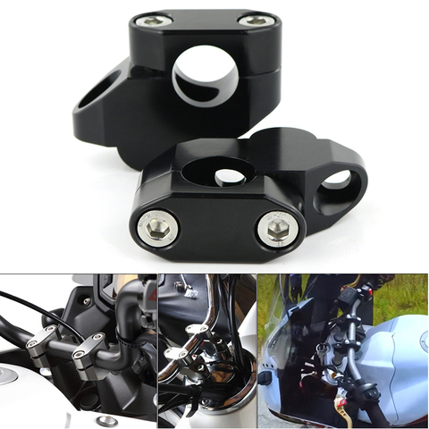 Barre de poignée pour Yamaha FZ1, FZ6, FZ16, Fazer MT-15, MT-25, MT-03, XJR 400, 22mm, 7/8