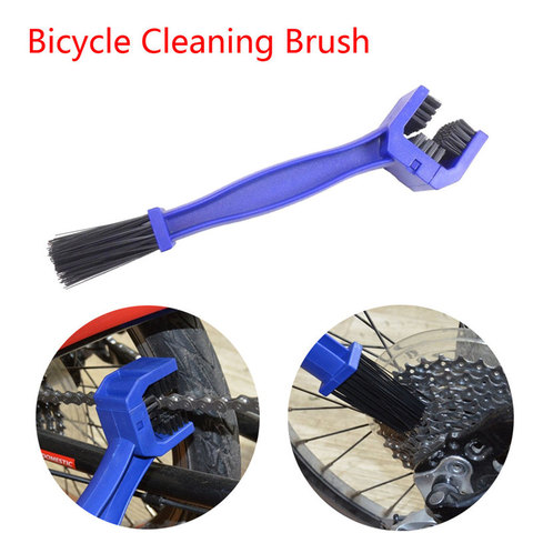 Brosse de nettoyage de chaîne de vélo en plastique, pour moto, brosse de nettoyage pour l'extérieur, accessoires de bicyclette, 7 ► Photo 1/1