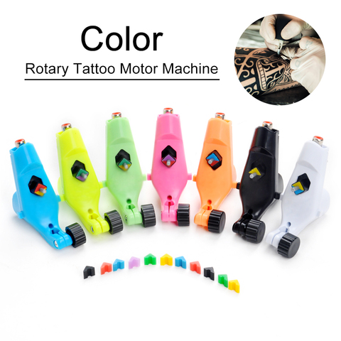 Machine à tatouer rotative Shader & Liner 6 couleurs assorties Tatoo moteur pistolet pour tatouage pistolet moteur Microblading ► Photo 1/6