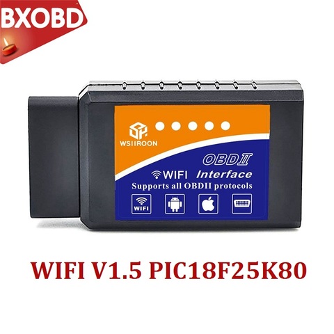Super Mini Wifi ELM327 Avec Pic18F25K80 Puce V1.5 OBD2 Bluetooth ELM327 Bluetooth OBDII 327 Liquide De Frein Stylo pour DOT3 /DOT4 ► Photo 1/6