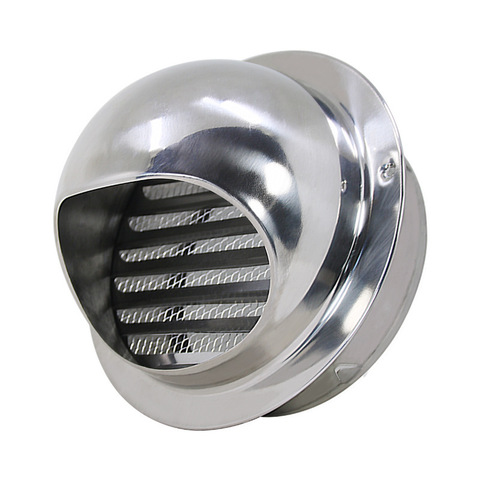 60-120mm grille de ventilation en acier couvercle de trou de mur hotte aspirante ► Photo 1/6