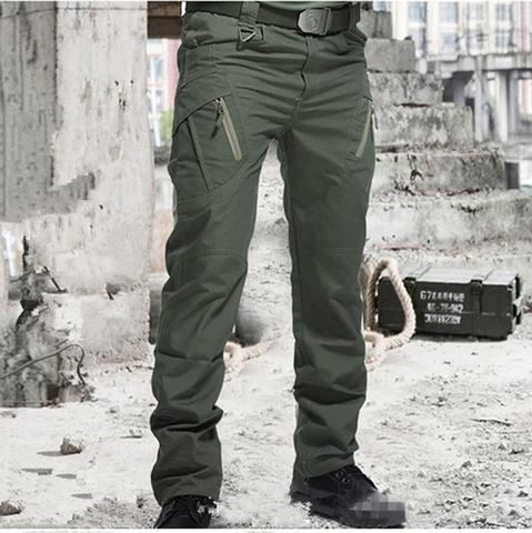 Homme Hiver Chaud Pantalon Épais Double Couche Polaire Militaire